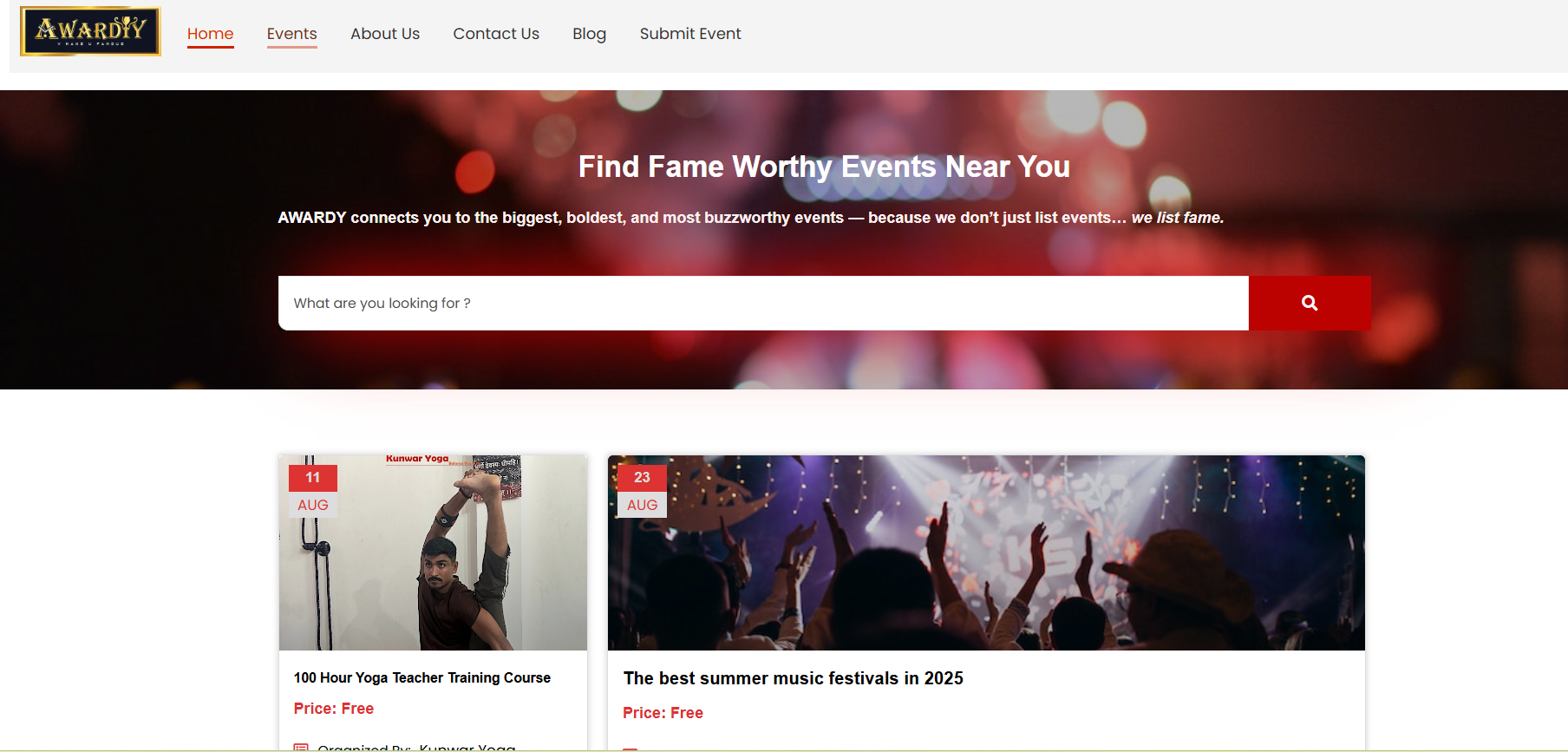 Awardyy Platform